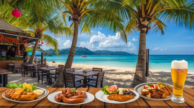 Deutsches Schnitzel in Khao Lak Thailand